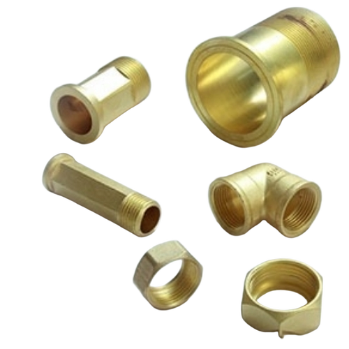 Brass Pipe Fittings - Brass, Polished Finish | Corrosion Resistant, Precision Threads, High Temp & Pressure