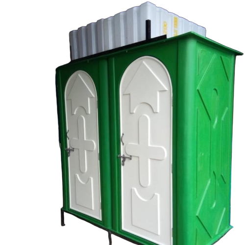 Frp Mobile Toilets - Durable FRP, Green | Weather- and Corrosion-Resistant, Easy to Clean, Portable