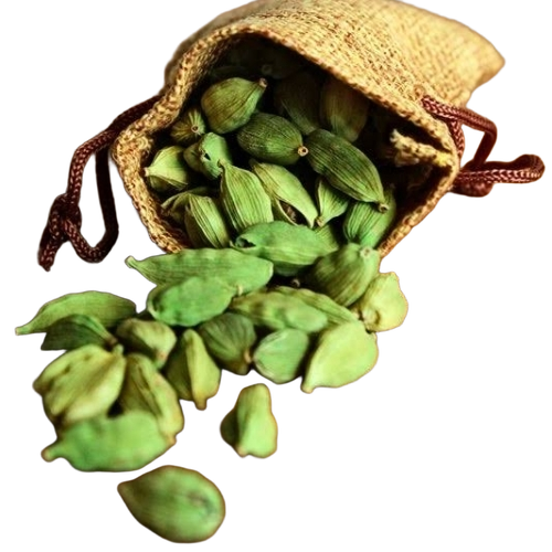 Green Cardamom - Vibrant Green Solid Raw, Elongated Pods | Aromatic Flavor for Tea, Coffee, Baking, Desserts
