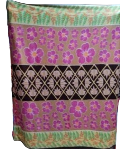 Polar Fleece Multi Color Blanket - Feature: Breathable