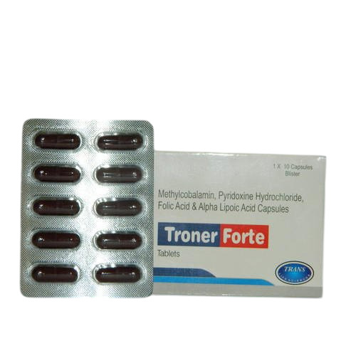 Trans Troner Forte - 10x10 Capsules, Nutritional Supplement for Adults, Supports Health and Energy