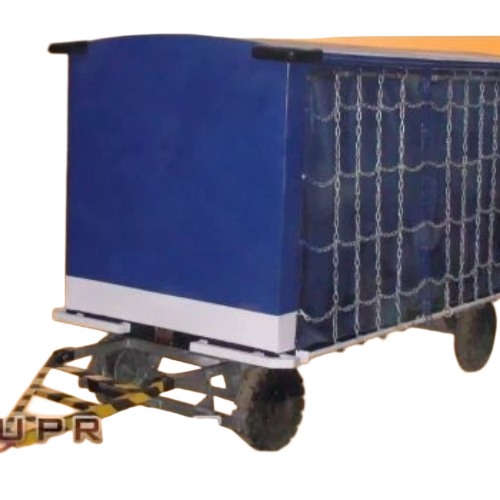 500kg Mild Steel Closed Luggage Cart - 500 kg Capacity, Smooth Wheels, Industrial Use