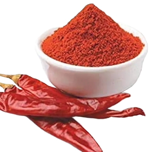 A Grade Red Chilli Powder - Bright Red Powder, Aromatic Flavor, Freshly Ground, 6 Months Shelf Life
