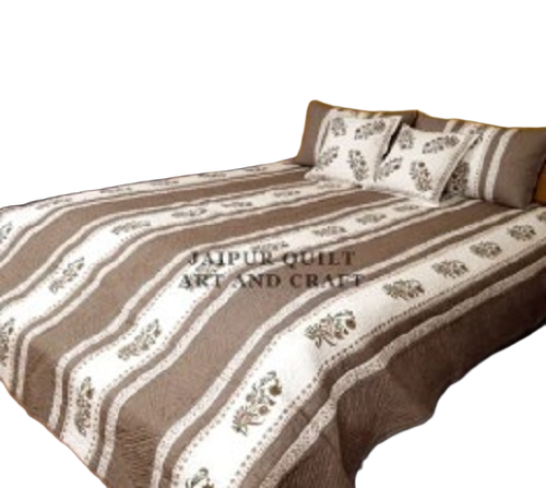 Patch Work Quilted Bed Cover - Color: Comes In Various Colors