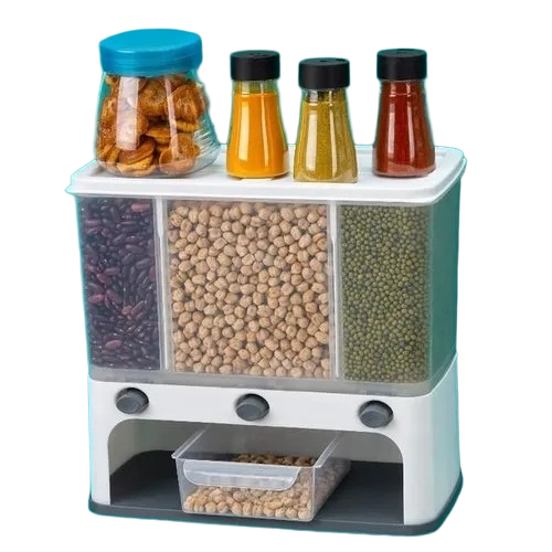 Push Button Easy Flow Cereal Dispenser for Kitchen