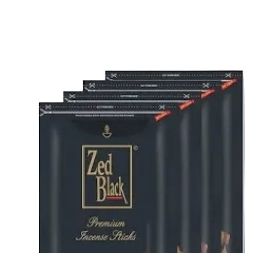 Zed Black Incense Sticks - Natural Ingredients, Solid Form | Calming Fragrance, Even Burning, For Meditation and Pooja