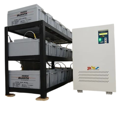 10 Kva Ups - Metal, Standard Size, Grey | 3 Phase, 10 Kva, Industrial, 1 Year Warranty