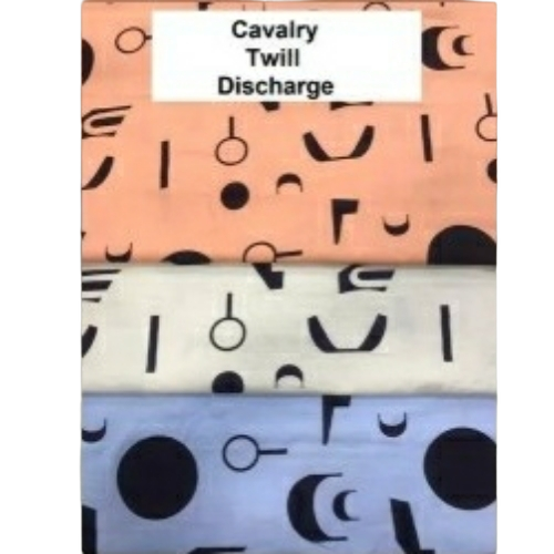 Cavalry Twill Discharge Fabric