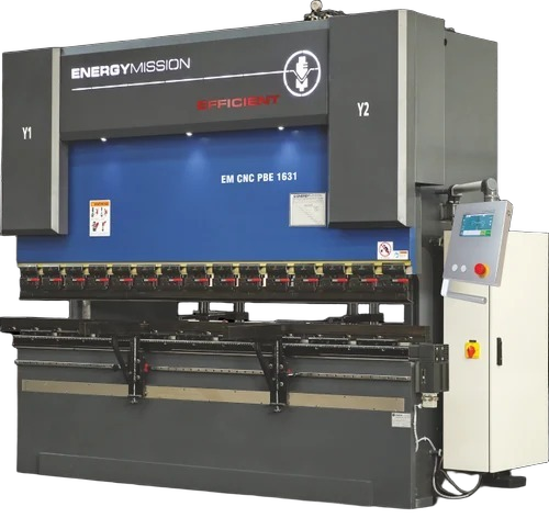 Cnc Hydraulic Press Brake - Steel, 1250-7000 mm, Blue, 4-Axis CNC Automatic | Industrial Use
