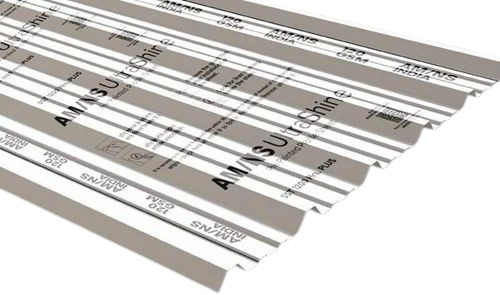 Color Coated Roofing Sheet - PPGI, 10 ft Length, White, 0.45 mm Thickness | Residential & Commercial Use