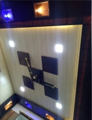 Pvc False Ceiling - Pvc, 10mm Thickness, Glossy Finish | Lightweight, Moisture Resistant, Fire Retardant, Termite Resistant, Easy Installation