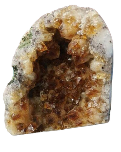 Citrine Geode - Color: Orange