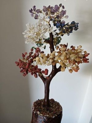 Seven Chakra Gems Tree - Finishing: Polishing