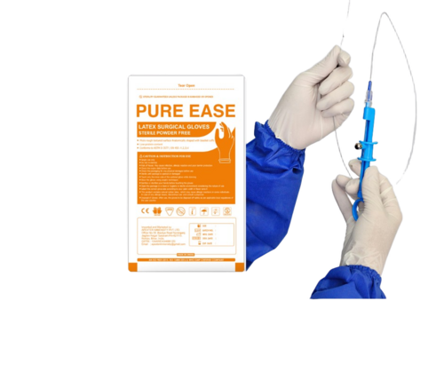 Surgical Sterile Powder Free Gloves - Color: White