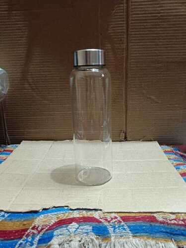 300 Ml Borosilicate Water Glass Bottle - Color: Transparent