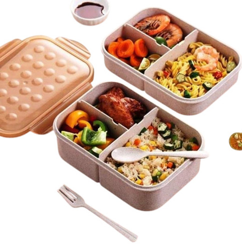 Brand Conquer Lunch Box - ABS Plastic Standard Size Multiple Colors | Durable Fine Finished Plain Pattern