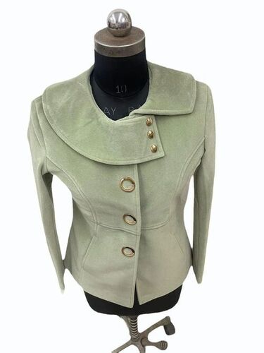 Ladies Velvet Jacket Coat