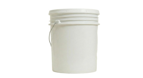 10 Litre Heavy Duty Plastic Paint Bucket With Lid - Color: White / Blue / Red / As Per Requirement