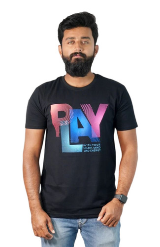 Cotton T Shirts - 100% Cotton, Customized Size, Multiple Colors | Lightweight, Breathable, Short Sleeve, O-Neck, Printed Pattern