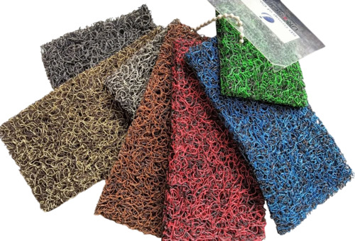 Double Colour PVC Cushion Car Mat - Soft Durable PVC Customized Size Rectangle Plain Pattern | Fine Finished Industrial Use