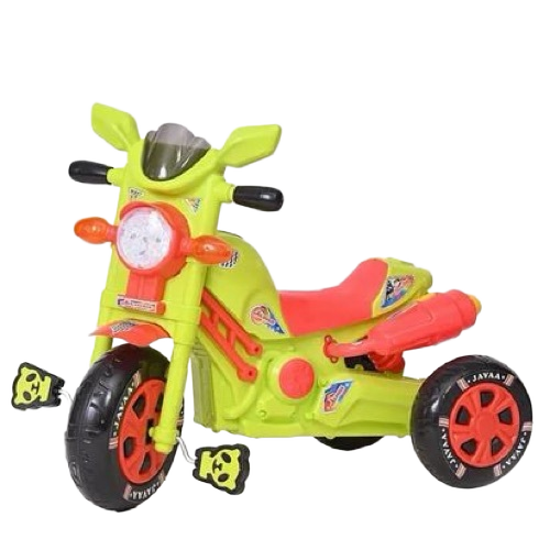 Java Bullet Kids Tricycle - Metal And Plastic, Manual Power | Heavy Duty, Age 3-5 Years