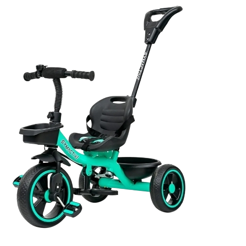 Kids Tricycle - Metal Frame Heavy Duty | Manual Power Age 3-5 Years