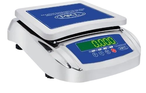 25kg MRI Table Top Weighing Scale - Steel Standard Size White Digital Display | Automatic Electric/Battery Powered 3-5 Years Battery Life