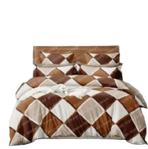 5D Cotton Double Bed Sheet - Color: Comes In Various Colors