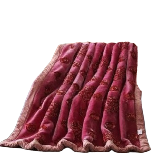 Designer Double Bed Mink Blanket - Age Group: Children