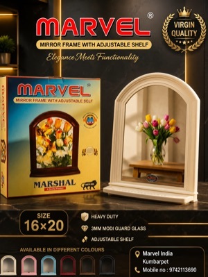 Shelf Mirror - Assembly: No Assembly Required