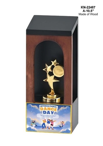 Smooth Finish Wooden Trophy