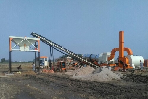Solid Asphalt Drum Mix Plant