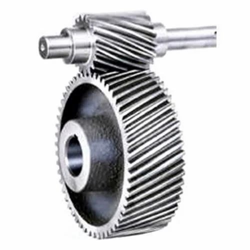 Helical Gear Pinion - Stainless Steel, Standard Size, Silver | Corrosion, Rust, Water Resistant, Galvanized, Easy to Install