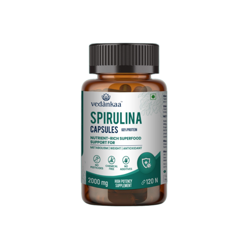 Herbal Ayurvedic Moringa Spirulina Capsule