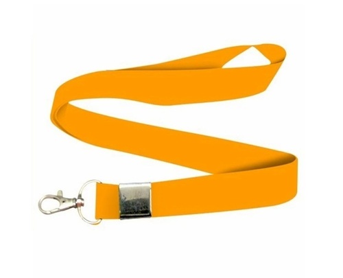 Neck Lanyards - Nylon, Standard Size, Yellow | Lightweight, Elegant, Unisex Design