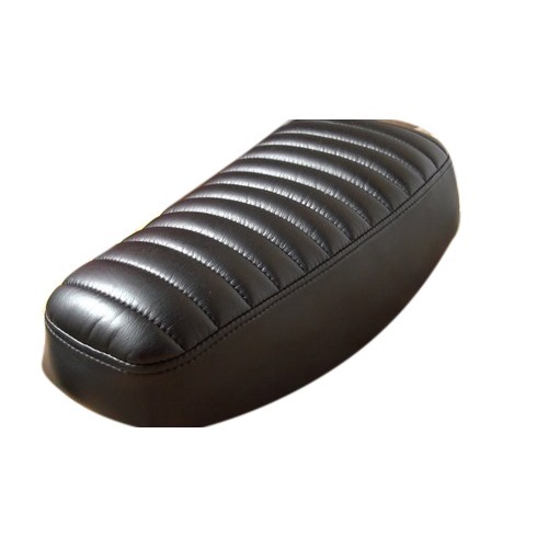 2 Wheeler Seat Cover - Leather, Standard Size, Black | Easy to Install, UV Protected, Water Resistant, Soft Feel