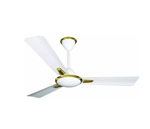 Electrical Ceiling Fans - Aluminum 52" White, 80W Power, Silent Operation, Anti-Corrosion, Hassle-Free Installation