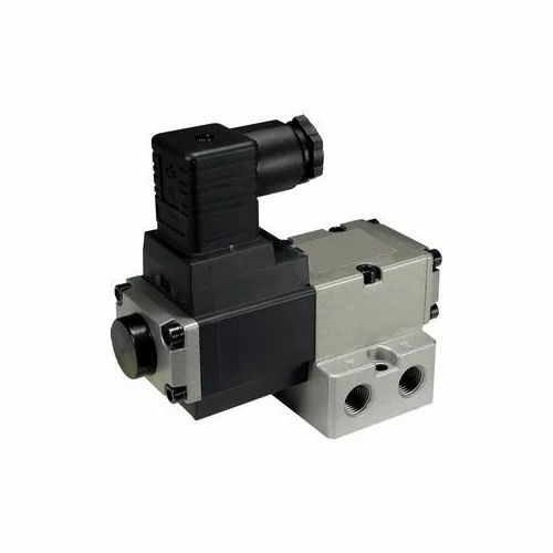 Electro Pneumatic Valve - Metal & Plastic Standard Size Black & Gray | Regulates Compressed Air Flow and Pressure