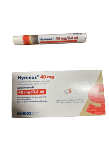 Hyrimoz 40mg 0.4ml Injection - Liquid Dosage, Tested for Accurate Composition | Suitable for Aged Persons, Teenagers, Women