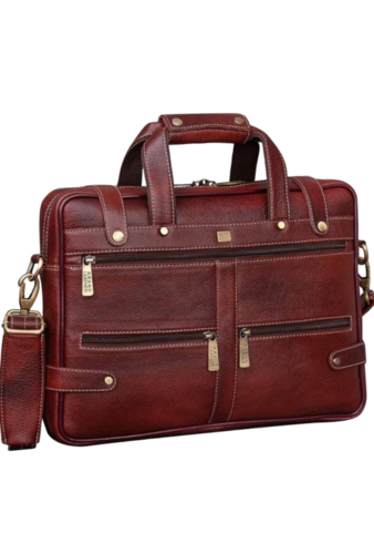 Portfolio Jenuion Leather Bag - Gender: Unisex