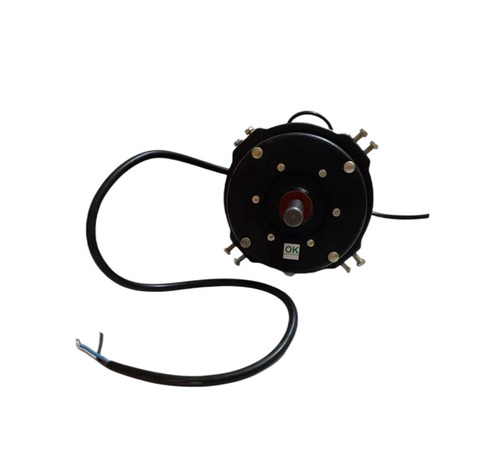 Air Cooler Motor - Iron Material Black Color Single Phase 220V Air Cooled | Explosion-Proof Rust Resistant Low Power Consumption