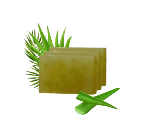 Aloe Vera Soap - 75g Green Bar, Soft Smooth Texture | Deep Cleansing, Kills 99.9% Germs, Non-Sticky Hands