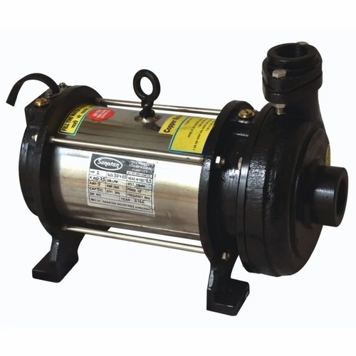 Openwell Submersible Pump - Cast Iron, Standard Size, Silver & Black | Single Phase, 220V, 50Hz, Corrosion Resistant, Shock Resistant, Sealed