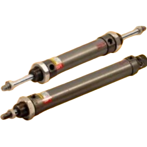 Round Body Pneumatic Cylinder - Color: Metallic