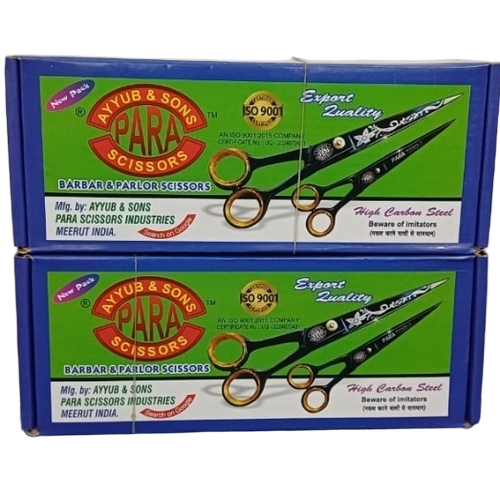 Para Scissors - Stainless Steel, Silver | Sharp Blades, Ergonomic Handle, Rust Resistant, Lightweight, Durable, Smooth Operation