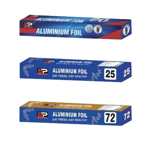 Aluminium Foil - Food Grade High Purity Silver, Heat Resistant, Moisture & Grease Proof, Uniform Thickness, High Strength Tear Resistant | Premium Design