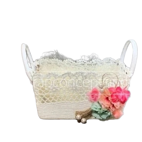Crochet Lace Basket