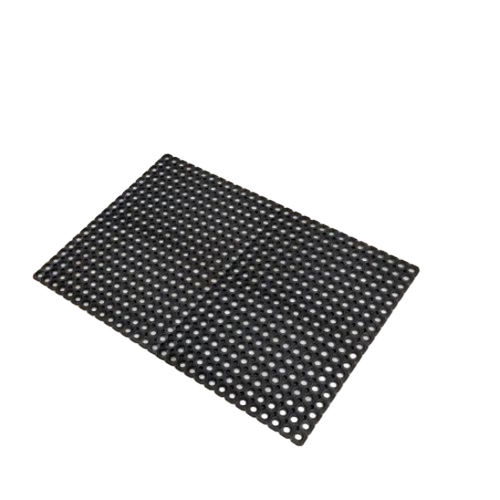 Floor Mat - Anti-slip Pvc Dots Backing, Rectangle Shape, Black, Floor Use