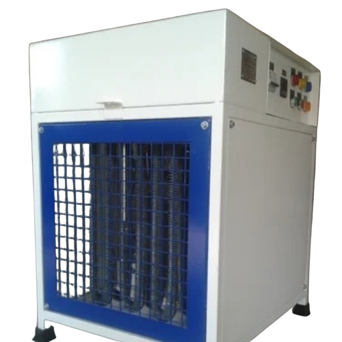 Industrial Hot Air Blower - Steel, White/Blue, 220-440 Volt | Adjustable Temperature, High Airflow, Energy Efficient, Overheat Protection, Variable Speed, Low Noise, Corrosion Resistant, Continuous Operation