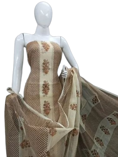 Kota Doria Handblock Print Suit